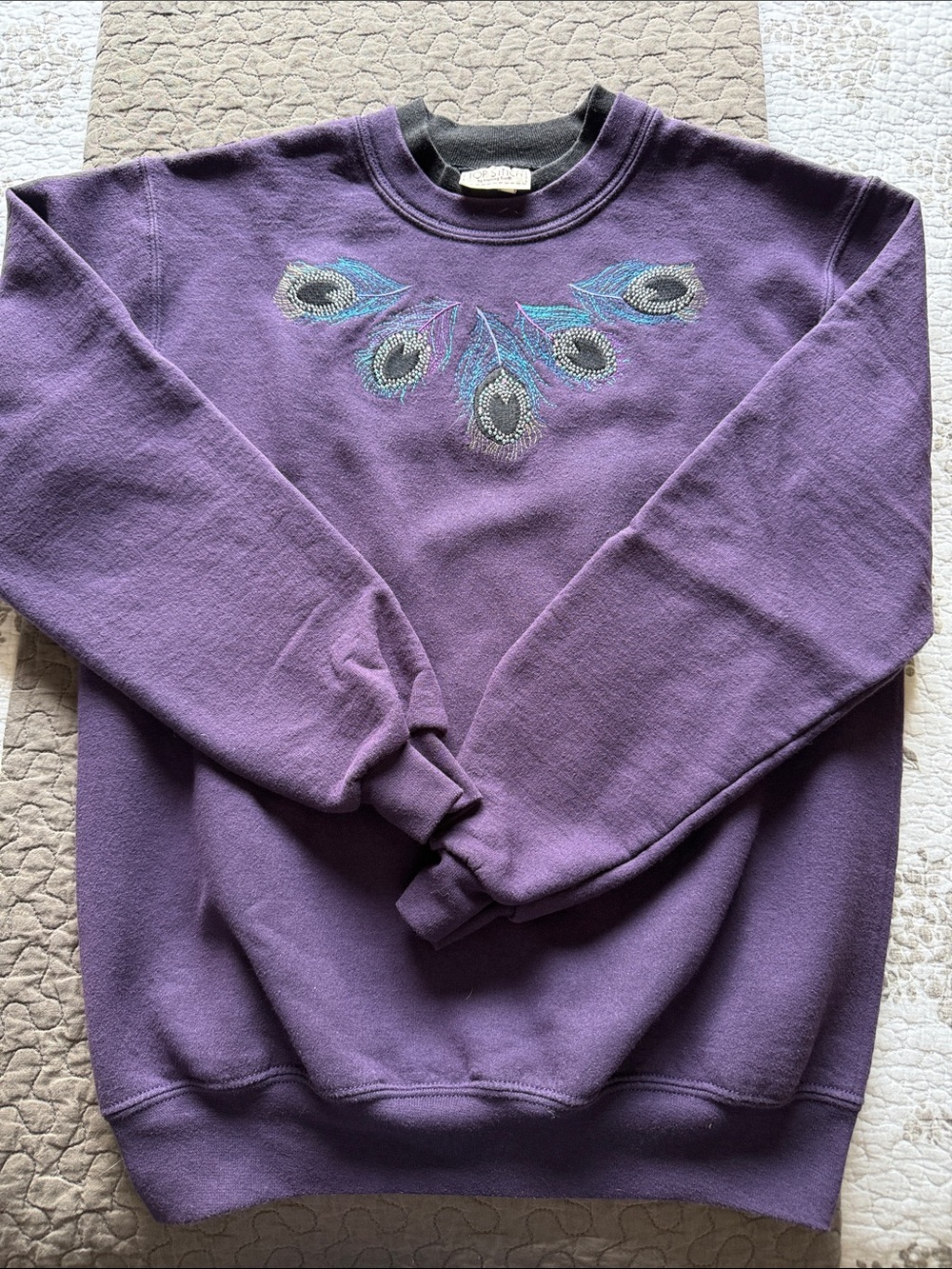 Top Stitch | Peacock Feather Granny Sweater